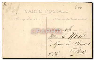 Campo de Sissonne (Aisne) — As Tendas Floridas — Ruell Frères, foto-editora — Verso