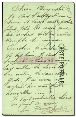 DE FRANSERIJ — Kavallerie — In Verkenning — LL. — Achterkant