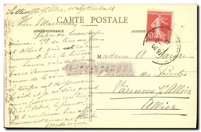 Kostiumy normandzkie — Wokół Dieppe — C.V. 39 — Rewers