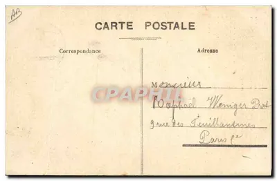 O Homem de Falaise — Lenda da Lanterna — C. Jeanne, editora-fotógrafa, Falaise, depositado — Verso