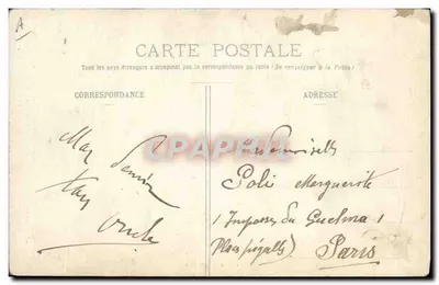 Kołyska hir – służąca z Fécamp – C.P.A. Paris, nr 35 — Rewers