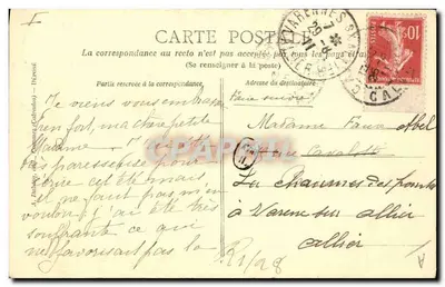 La Falaisienne — traje auténtico — colección D. Louveau, n° 321 — Reverso