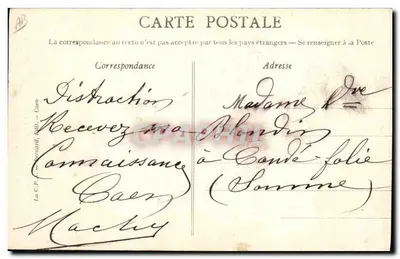 Caen — Czapka zimowa — Strój festynowy — Wydawca Bernard, Rellis, Caen, nr 30 — Rewers