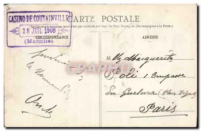 Coiffes d'hier — Coutances — La C.P.A. Paris n°32 — Achterkant