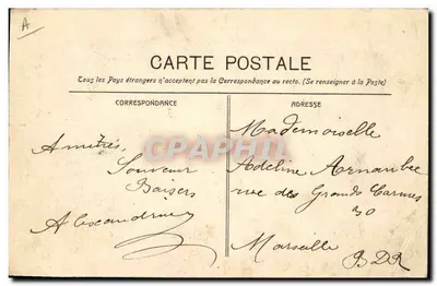 Toulon 54 - La Poste — Clavel Edit. Toulon — Reverso