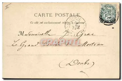 Marseille : Hotel Pocztowy — G. M. — 117 — Rewers