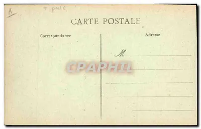 Nevers - La Oficina de Correos — editor F. R. N., n.º 12 — Reverso