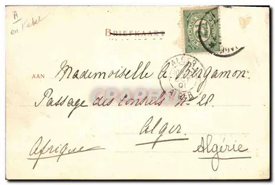 Voorburg — moulin à vent sur l'Achterweg — Dr. Trenkler Co., Leipzig, n° 13743 — Verso