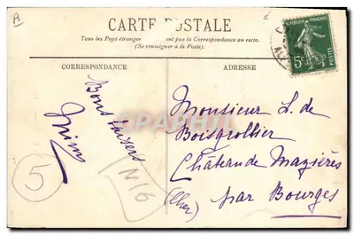 CANNES — Een tartane — LL. (a.M.) — Achterkant