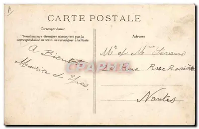CANCALE — Bisquine Cancalaise — 1919 — Reverso