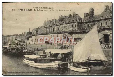 Saint-Malo — La Cale de L'iman, le Bac, les Vedettes — G. F. — n° 4431