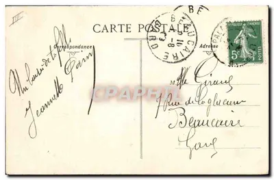 Palavas — As Jetées — Edit. L.-J. Albailhe — Verso