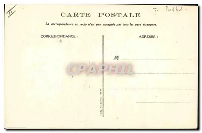 Cosette inmitten des Waldes — Les Misérables — Verlag nicht sichtbar — Rückseite