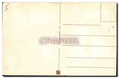 तीन मठवाला जंगल में — हास्य दृश्य — फ्रांस में मुद्रित - 1943 — पीछे