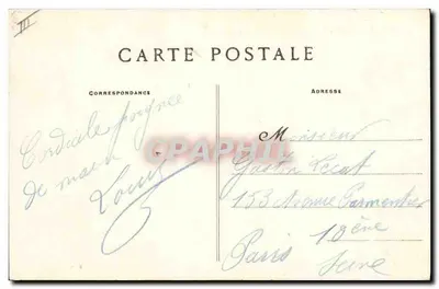 Camp van Sissonne — Overdracht van Orders — F.R. Sissonne — Achterkant