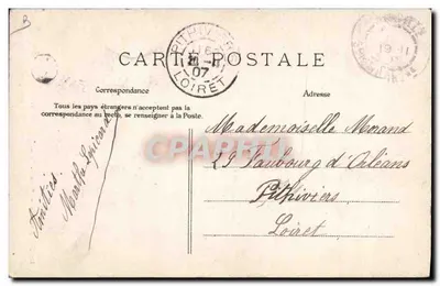A Normandia — "Bilhete postal antigo" — Uma jovem rendeira — Bilhete postal antigo — 80. Tipos e Trajes — Verso