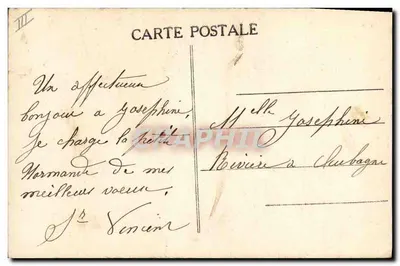 Młoda żona z Pays d'Auge — Czapki i stroje starożytne — kolekcja P. Bunel, fot. i wydawca, Vimoutiers (Orne) — Rep. int. — Rewers