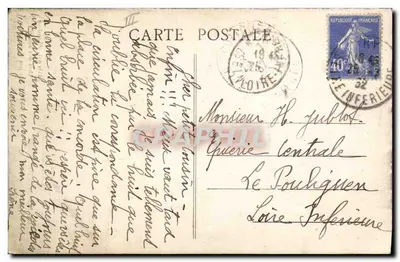 Un hombre de la Normandía — con dos gansos en cestas — editor Le Goubay, Saint-Pierre-Église, n°2027 — Reverso