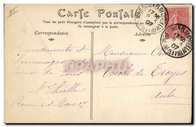Caucboise van Limpiville — Oude normandische klederdracht — ND Phot, n°82 — Achterkant