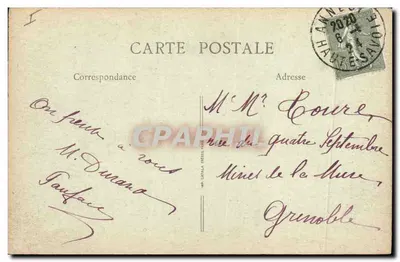 Annecy — Hôtel des Postes — B.F. Paris « Lux » — Rückseite