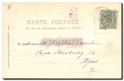 Saint-Raphaël — Poczta i ulica Charles Gounod — LL — Rewers