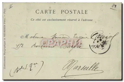 ALBI — Das Postamt und der Vigan-Platz — Collections ND Phot — Rückseite