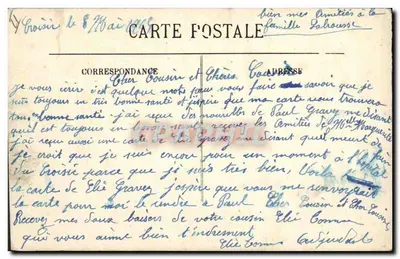 La Baule — Post und Telegraphen — M. Dione und M. Ramy — LL. — Rückseite