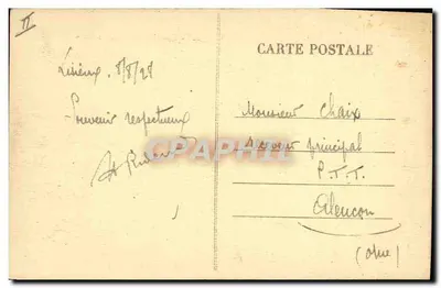 Lisieux — Hotel der Post — Verlag L. Giordano — Rückseite