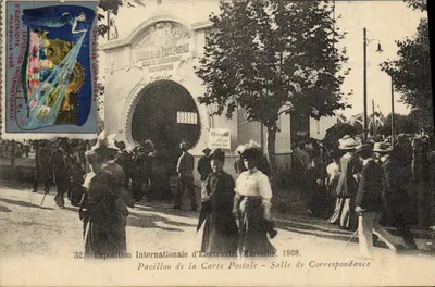 Exposição Internacional de Eletricidade - Sala de Correspondência - Marselha, 1908