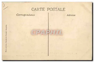 Exposição Internacional de Eletricidade - Sala de Correspondência - Marselha, 1908 — Verso