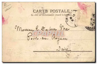 Démon noir — carte postale illustrée — P. M. Lyon, n° 1203 — Verso