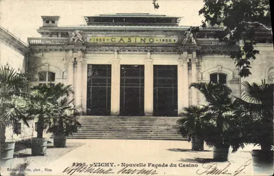 Vichy — Nouvelle Façade du Casino — Édition Caletta, phot. Nice, n° 8395