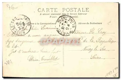 Ectot-les-Auxons — El Molino — Editor no visible, número de serie ilegible — Reverso