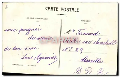 Bordeaux — El muelle de Borgoña — Photoart, Toulouse, n°141 — Reverso