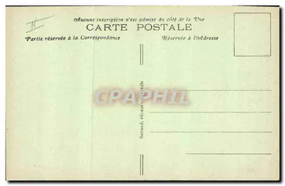 Partida de Embarcações de Pesca — Serrand, editor, Granville — Verso