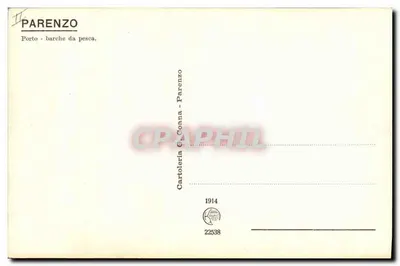 Pareno - łodzie rybackie — Cartolera di Coana - Pareno, n° 22538 — Rewers