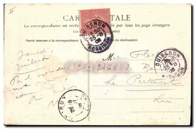 Locmariaquer — Dolmen dit 'Table des Marchands' — Collection Z. Le Rouzé — Verso