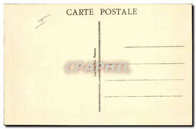Carnac - Os Alinhamentos do Ménech — série 785 — editor Laurent-Nel, Rennes — Verso