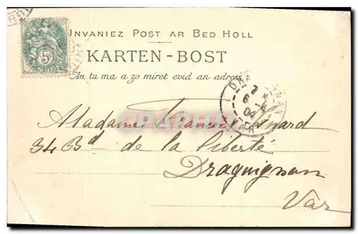 Carnac — Wyrównania Kermario — Studium różnych form menhirów. M. Gorfröit — Rewers