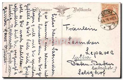 Criança em balanço — Furchtlos und treu — W. Fialkowska — Verso