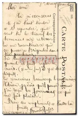 O VERÃO EM ÉVIAN — Temporada de 1º de Maio a 15 de Outubro — Editor Cachat, n°118 — Verso