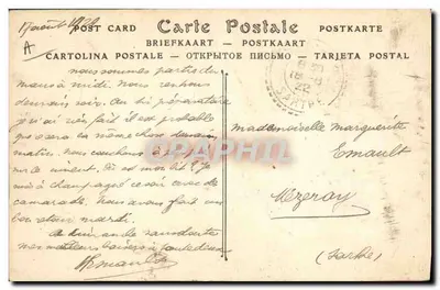Campo de Auvours — Cantine e Corvée — L. Jouiaux, Edit. — Le Mans — Verso