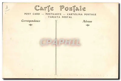 Campo de CHALONS — Escolas de Fogo, Baterias de 95. No primeiro Plano, Obus de 95 mm — ND, Fot. — Verso