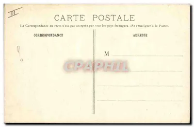 Camp d'Auvours — Campo militar com soldados e cavalos — editor não identificado, n° de série 2 — Verso
