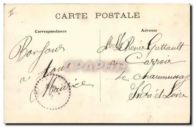 Le Camp de Cercottes — Une allée dans les tentes — Cercottes, n°508 — Rewers