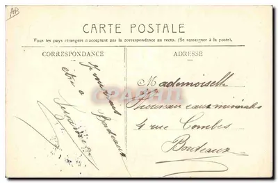 Kapelusze dawniej — BAYEUX (Calvados) — Stara Normandia — Rewers