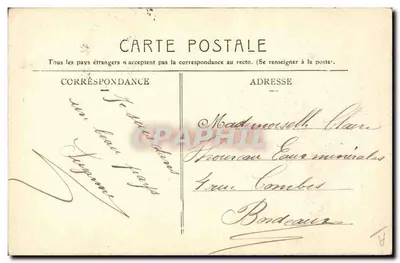 Kapelusze z przeszłości — COUTANCES (Manche) — wydawca nieodczytalny — Rewers