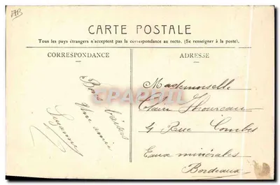 Czapki dawniej — CAEN (Calvados) — Starsza Normandia — Rewers