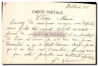 Capeleira normanda — Capeleira dita 'Vimoutiers' — Coleção P. Bunel, fot.-edit., Vimoutiers — Verso