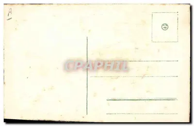 Tarjeta postal antigua Fantasía Lutin Champagne — Reverso
